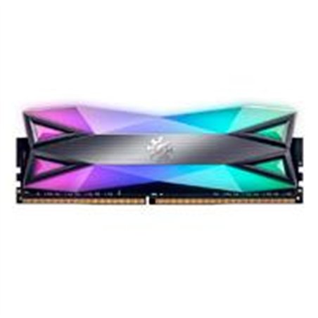 MEMORIA XPG SPECTRIX D60G UDIMM DDR4 16GB PC4-25600 3200MHZ CL16 1.35V RGB CON DISIPADOR PC/GAMER COLOR GRIS (AX4U320016G16A-ST6