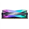 MEMORIA XPG SPECTRIX D60G UDIMM DDR4 16GB PC4-25600 3200MHZ CL16 1.35V RGB CON DISIPADOR PC/GAMER COLOR GRIS (AX4U320016G16A-ST6