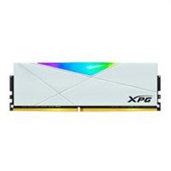 MEMORIA XPG SPECTRIX D50 UDIMM DDR4 8GB PC4-25600 3200MHZ CL16 1.35V RGB CON DISIPADOR PC/GAMER COLOR BLANCO (AX4U32008G16A-SW50