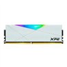 MEMORIA XPG SPECTRIX D50 UDIMM DDR4 8GB PC4-25600 3200MHZ CL16 1.35V RGB CON DISIPADOR PC/GAMER COLOR BLANCO (AX4U32008G16A-SW50