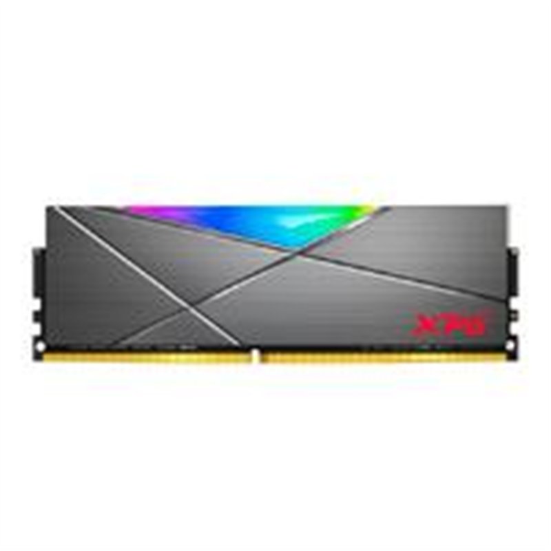 MEMORIA XPG SPECTRIX D50 UDIMM DDR4 8GB PC4-33000 4133MHZ CL19 1.4V RGB CON DISIPADOR PC/GAMER COLOR GRIS ( AX4U41338G19J-ST50)