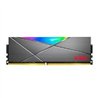 MEMORIA XPG SPECTRIX D50 UDIMM DDR4 8GB PC4-33000 4133MHZ CL19 1.4V RGB CON DISIPADOR PC/GAMER COLOR GRIS ( AX4U41338G19J-ST50)