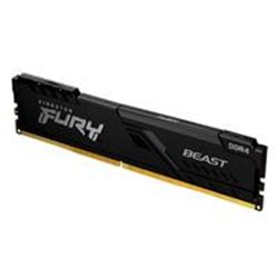 MEMORIA RAM KINGSTON DIMM DDR4 16GB 3200MT/S FURY BEAST CL16 288PIN 1.35V C/DISIPADOR DE CALOR P/PC/GAMER/ALTO RENDIMIENTO KF432