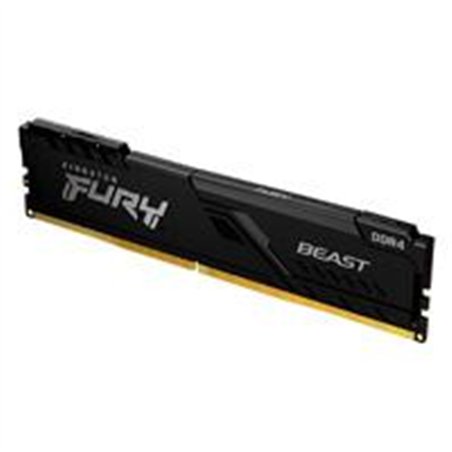MEMORIA RAM KINGSTON DIMM DDR4 16GB 3200MT/S FURY BEAST CL16 288PIN 1.35V C/DISIPADOR DE CALOR P/PC/GAMER/ALTO RENDIMIENTO KF432