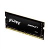 MEMORIA RAM KINGSTON SODIMM DDR4 8GB 3200MT/S FURY IMPACT BLACK CL20 260PIN 1.2V C/DIFUSOR DE CALOR P/LAPTOP (KF432S20IB/8)