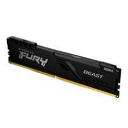 MEMORIA RAM KINGSTON DIMM DDR4 8GB 3200MT/S FURY BEAST BLACK CL16 288PIN 1.35V C/DISIPADOR DE CALOR P/PC/GAMER/ALTO RENDIMIENTO 