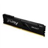 MEMORIA RAM KINGSTON DIMM DDR4 8GB 3200MT/S FURY BEAST BLACK CL16 288PIN 1.35V C/DISIPADOR DE CALOR P/PC/GAMER/ALTO RENDIMIENTO 