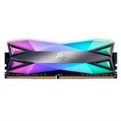 MEMORIA XPG SPECTRIX D60G UDIMM DDR4 8GB PC4-28800 3600MHZ CL18 1.35V RGB CON DISIPADOR PC/GAMER COLOR GRIS ( AX4U36008G18I-ST60
