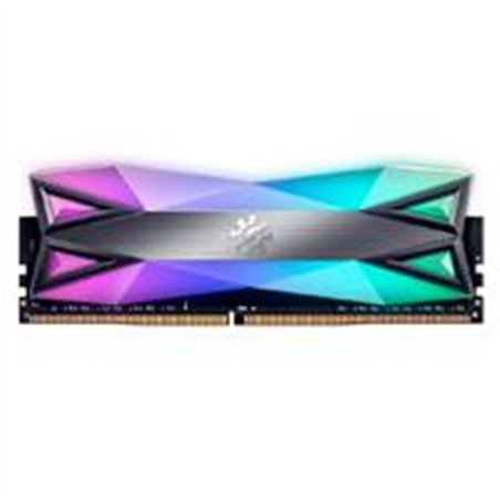 MEMORIA XPG SPECTRIX D60G UDIMM DDR4 8GB PC4-28800 3600MHZ CL18 1.35V RGB CON DISIPADOR PC/GAMER COLOR GRIS ( AX4U36008G18I-ST60