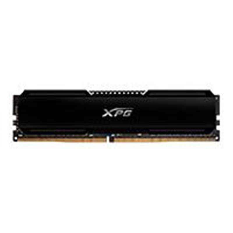 MEMORIA XPG GAMMIX D20 UDIMM DDR4 8GB PC4-25600 3200MHZ CL16 1.35V CON DISIPADOR PC/GAMER COLOR NEGRO (AX4U32008G16A-CBK20)