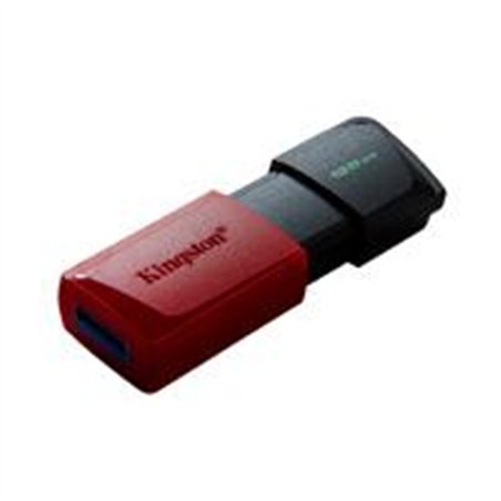 MEMORIA FLASH USB KINGSTON DATA TRAVELER EXODIA M 128GB GEN 1 3.2 C/TAPA MVIL NEGRO ROJO DTXM/128GB