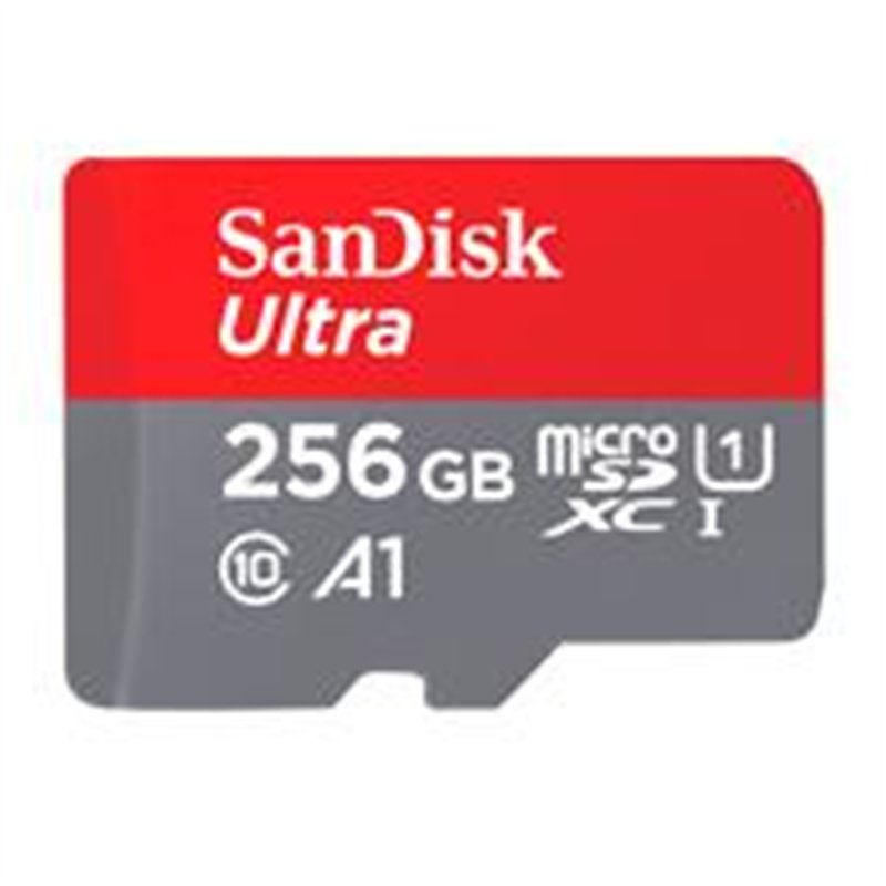 MEMORIA SANDISK MICRO SDXC 256GB ULTRA 150MB/S CLASE 10 C/ADAPTADOR SDSQUAC-256G-GN6MA