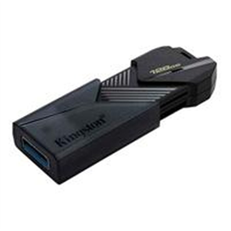 MEMORIA FLASH USB KINGSTON DATA TRAVELER EXODIA ONYX 128GB GEN 1 3.2 TIPO A C/TAPA MVIL NEGRO DTXON/128GB
