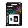 MEMORIA ADATA MICRO SDXC/SDHC 256GB UHS-I 100MB/85MB CLASE 10 V30 A2 C/ADAPTADOR (AUSDX256GUI3V30SA2-RA1)