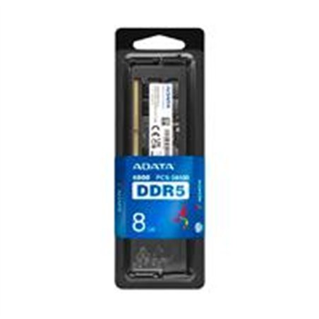 MEMORIA ADATA SODIMM DDR5 8GB PC5-38400 4800MHZ CL40 260PIN 1.1V LAPTOP/AIO/MINI PCS (AD5S48008G-S)