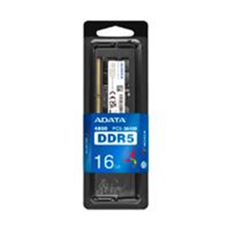 MEMORIA ADATA SODIMM DDR5 16GB PC5-38400 4800MHZ CL40 260PIN 1.1V LAPTOP/AIO/MINI PCS (AD5S480016G-S)