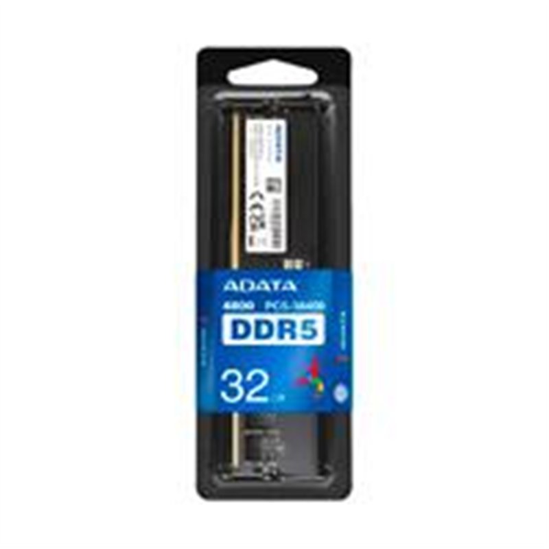 MEMORIA ADATA SODIMM DDR5 32GB PC5-38400 4800MHZ CL40 260PIN 1.1V LAPTOP/AIO/MINI PCS (AD5S480032G-S)