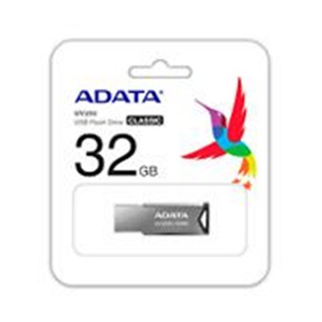 MEMORIA ADATA 32GB USB 2.0 UV250 METALICA (AUV250-32G-RBK)