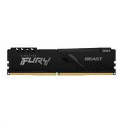 MEMORIA RAM KINGSTON DIMM DDR4 32GB 3200MT/S FURY BEAST BLACK XMP CL16 288PIN 1.35V C/DISIPADOR DE CALOR P/PC/GAMER/ALTO RENDIMI