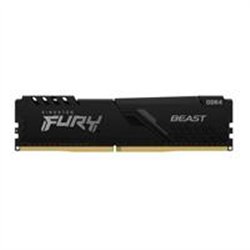MEMORIA RAM KINGSTON DIMM DDR4 16GB 3200MT/S FURY BEAST BLACK XMP CL16 288PIN 1.35V C/DISIPADOR DE CALOR P/PC/GAMER/ALTO RENDIMI
