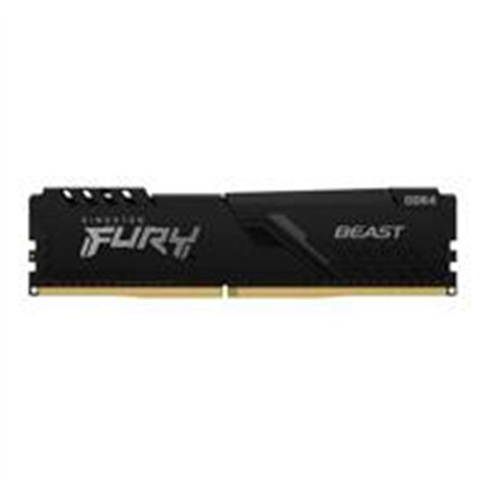 MEMORIA RAM KINGSTON DIMM DDR4 16GB 3200MT/S FURY BEAST BLACK XMP CL16 288PIN 1.35V C/DISIPADOR DE CALOR P/PC/GAMER/ALTO RENDIMI
