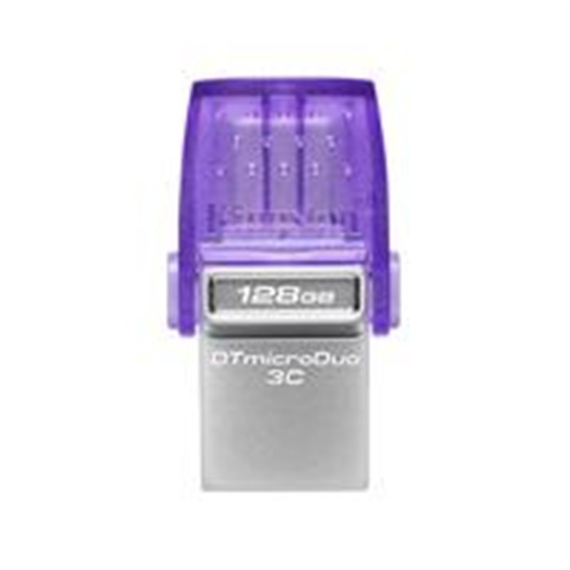 MEMORIA FLASH USB KINGSTON DATA TRAVELER MICRODUO 128GB 3C TYPE A-C (DTDUO3CG3/128GB)