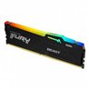 MEMORIA RAM KINGSTON DIMM DDR5 32GB 5600MT/S FURY BEAST BLACK XMP RGB CL40 288PIN 1.25V C/DISIPADOR DE CALOR P/PC/GAMER/ALTO REN