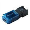 MEMORIA FLASH USB KINGSTON DATA TRAVELER 80M 128GB GEN 1 3.2 TIPO C NEGRO + AZUL (DT80M/128GB)