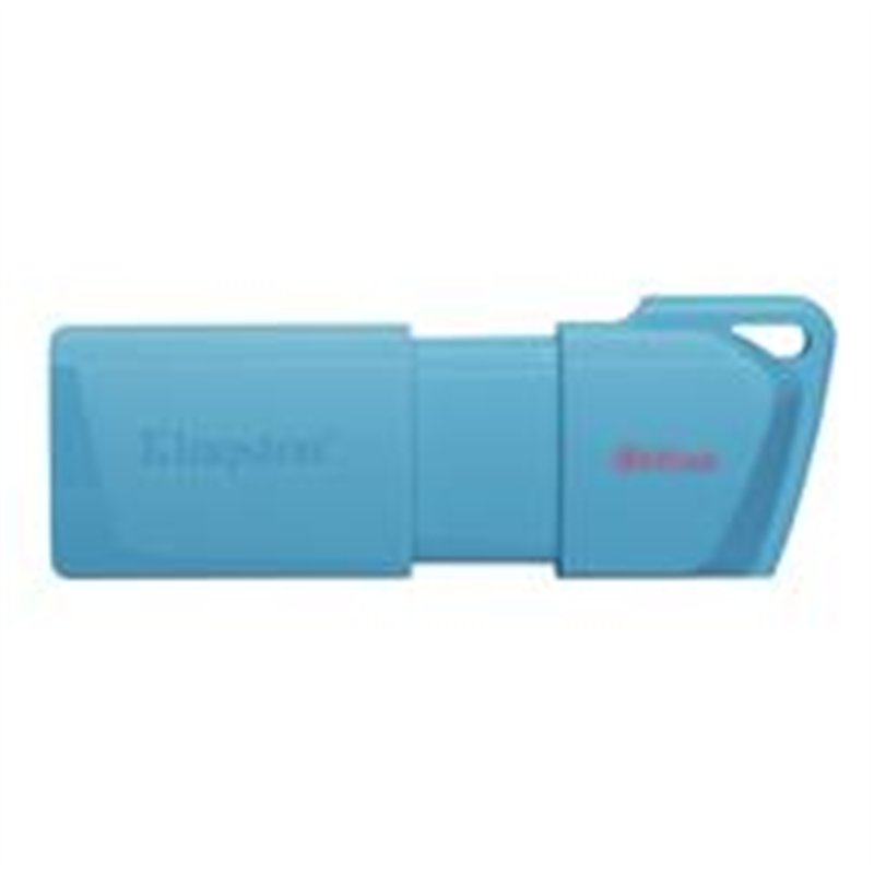MEMORIA FLASH USB KINGSTON DATA TRAVELER EXODIA 64GB GEN 1 3.2 TIPO A TURQUESA NEON (KC-U2L64-7LB)