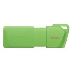 MEMORIA FLASH USB KINGSTON DATA TRAVELER EXODIA 64GB GEN 1 3.2 TIPO A VERDE NEON (KC-U2L64-7LG)