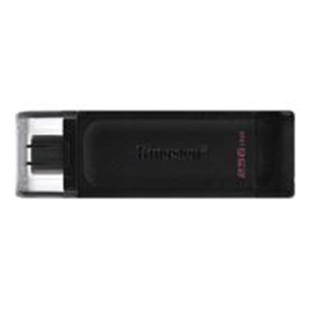 MEMORIA FLASH USB KINGSTON DATA TRAVELER 70 256GB GEN 1 3.2 TIPO C NEGRO (DT70/256GB)