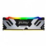 MEMORIA RAM KINGSTON DIMM DDR5 16GB 6400MT/S FURY RENEGADE SILVER XMP RGB CL32 288PIN 1.4V C/DISIPADOR DE CALOR P/PC/GAMER/ALTO 