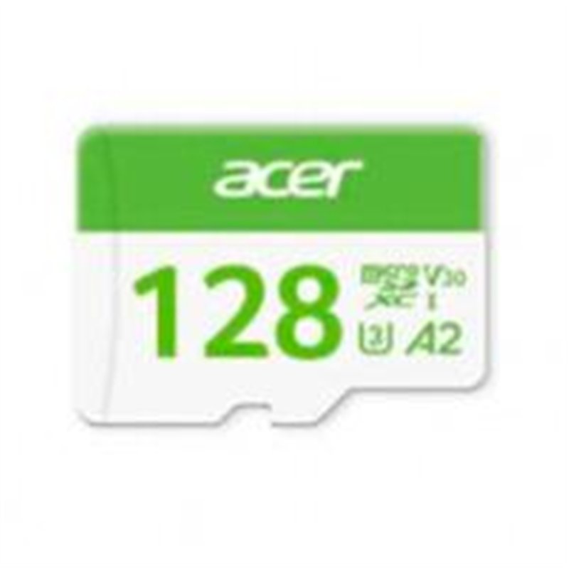 MEMORIA ACER MSC300 MICRO SD 128GB UHS-I V30 LECT. 160MB/S ESCRIT. 120MB/S (BL.9BWWA.322)