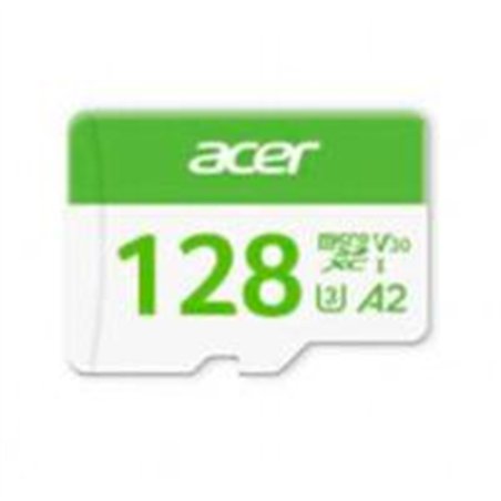 MEMORIA ACER MSC300 MICRO SD 128GB UHS-I V30 LECT. 160MB/S ESCRIT. 120MB/S (BL.9BWWA.322)