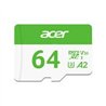 MEMORIA ACER MSC300 MICRO SD 64GB UHS-I V30 LECT. 160MB/S ESCRIT. 120MB/S (BL.9BWWA.302)