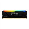 MEMORIA RAM KINGSTON DIMM DDR4 8GB 3600MT/S FURY BEAST BLACK XMP RGB CL17 288PIN 1.35V C/DISIPADOR DE CALOR P/PC/GAMER/ALTO REND