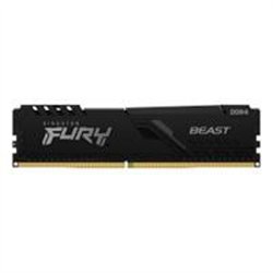 MEMORIA RAM KINGSTON DIMM DDR4 8GB 3600MT/S FURY BEAST BLACK XMP CL17 288PIN 1.35V C/DISIPADOR DE CALOR P/PC/GAMER/ALTO RENDIMIE