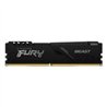 MEMORIA RAM KINGSTON DIMM DDR4 8GB 3600MT/S FURY BEAST BLACK XMP CL17 288PIN 1.35V C/DISIPADOR DE CALOR P/PC/GAMER/ALTO RENDIMIE