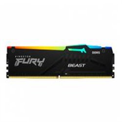 MEMORIA RAM KINGSTON DIMM DDR5 16GB 5600MT/S FURY BEAST BLACK EXPO RGB CL36 288PIN 1.25V C/DISIPADOR DE CALOR P/PC/GAMER/ALTO RE
