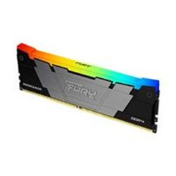 MEMORIA RAM KINGSTON DIMM DDR4 8GB 3200MT/S FURY RENEGADE BLACK XMP RGB CL16 288PIN 1.35V C/DISIPADOR DE CALOR P/PC/GAMER/ALTO R