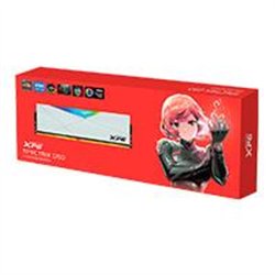 MEMORIA XPG SPECTRIX D50 UDIMM DDR4 16GB PC4-25600 3200MHZ CL16 1.35V RGB CON DISIPADOR PC/GAMER COLOR BLANCO (AX4U320016G16A-SW