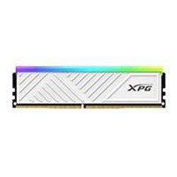 MEMORIA XPG SPECTRIX D35G UDIMM DDR4 16GB PC4-25600 3200MHZ CL16 288PIN 1.35V RGB CON DISIPADOR PC/GAMER COLOR BLANCO (AX4U32001