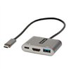 ADAPTADOR MULTIPUERTOS USB C, USB TIPO C A HDMI, 4K, PD 100W, PASS THROUGH, HUB USB 3.0 1XUSBC 1XUSBA, DOCKING STATION - STARTEC