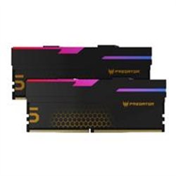 MEMORIA PREDATOR VESTA II UDIMM DDR5 64GB (2X32GB) 6000 MT/S, CL32 GAMING RGB COLOR NEGRO (BL.9BWWR.381)