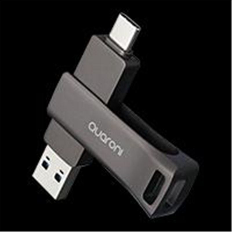 MEMORIA QUARONI 32GB USB 3.2 / DUAL A AND C / OTG / METALICA