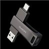 MEMORIA QUARONI 32GB USB 3.2 / DUAL A AND C / OTG / METALICA
