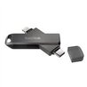 MEMORIA SANDISK 128GB FLASH IXPAND LUXE PARA IPHONE/IPAD LIGHTNING/TIPO-C NEGRO GIRATORIA TAPA DE PLASTICO SDIX70N-128G-GN6NE