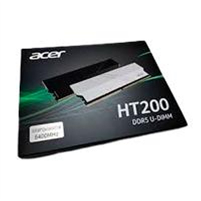 MEMORIA  ACER HT200 UDIMM DDR5 32GB (2X16GB) 6400 MHZ PC/GAMING COLOR NEGRO (BL.9BWWA.463)