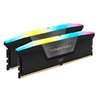 MEMORIA RAM CORSAIR DDR5 VENGEANCE RGB 48GB 2 X 24GB 6000MT/S CL36 BLACK CMH48GX5M2E6000C36
