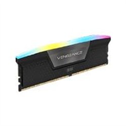 MEMORIA RAM CORSAIR DDR5 VENGEANCE RGB 96GB 4 X 24GB 6000MT/S CL30 BLACK CMH96GX5M4B6000C30